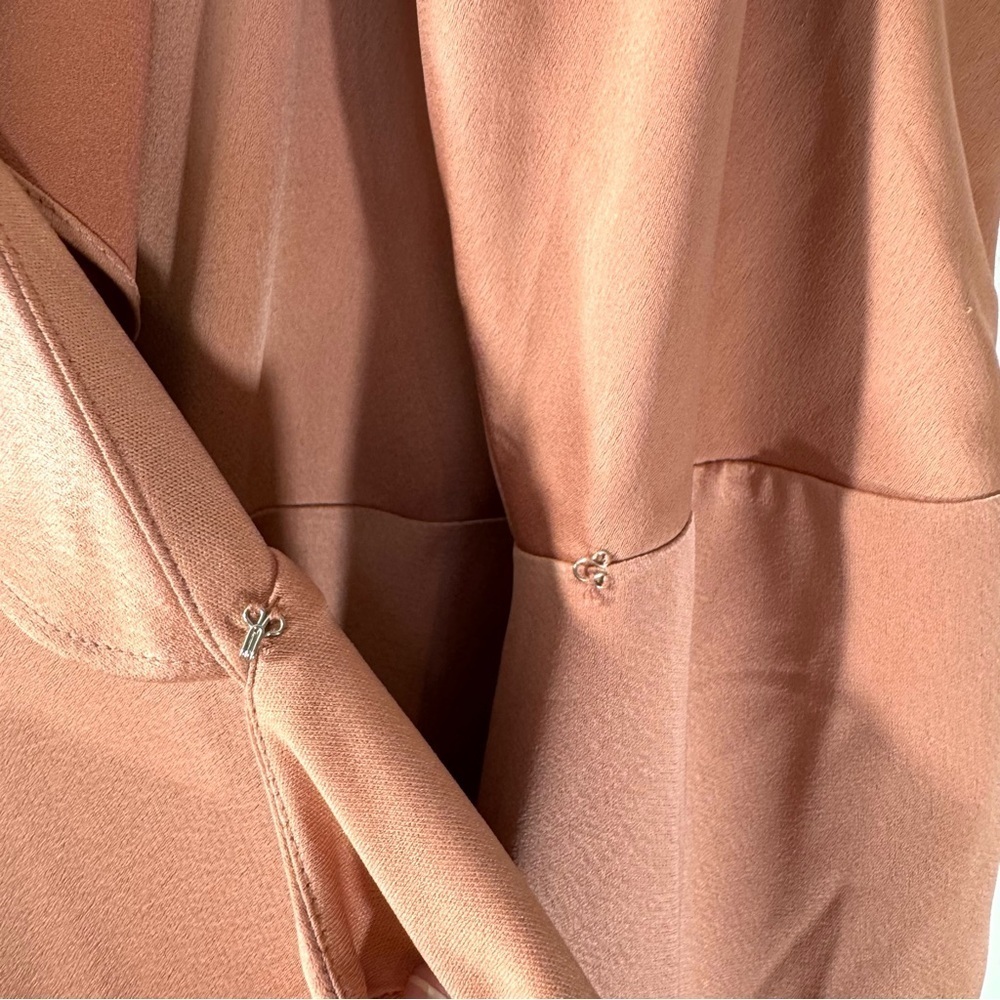 Anthropologie Sachin + Babi Tansy formal Gown apricot satin NWT - Picture 5 of 16